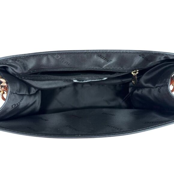 Dune London Faux Leather Handle Bag With Zip Pouch Wallet Brown - Picture 9 of 13